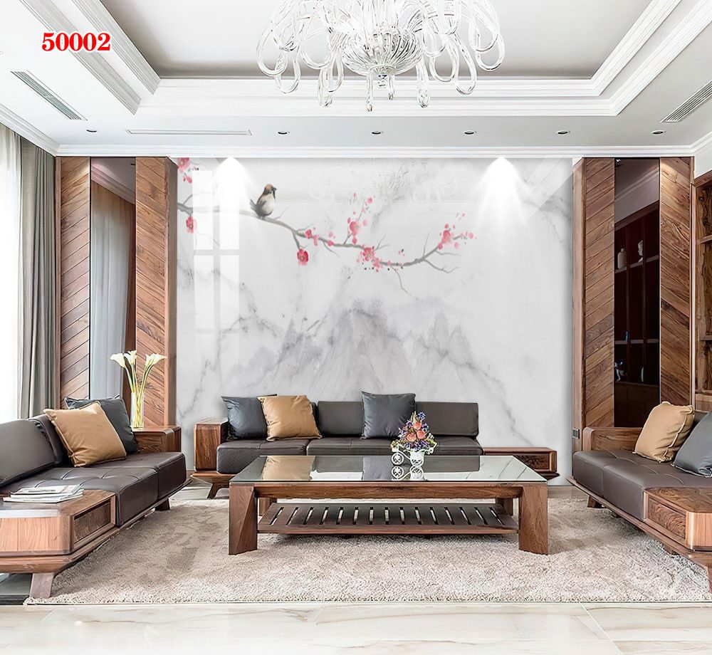 Vách sofa pvc tráng gương