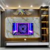 Vách tivi phòng khách hiện đại VH04