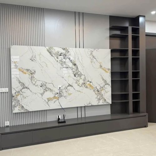 Vách tivi phòng khách hiện đại VH29
