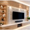 Vách tivi phòng khách hiện đại VH32